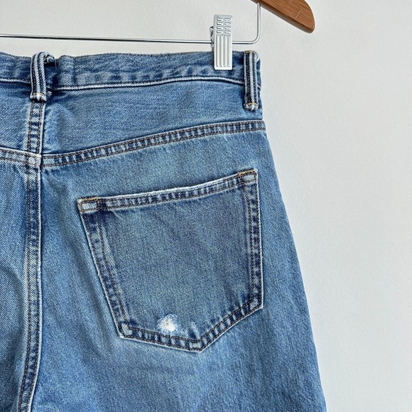 Everlane Boyfriend Jeans Womens 27 Regular 100% Cotton Distressed Button Fly - Picture 4 of 9